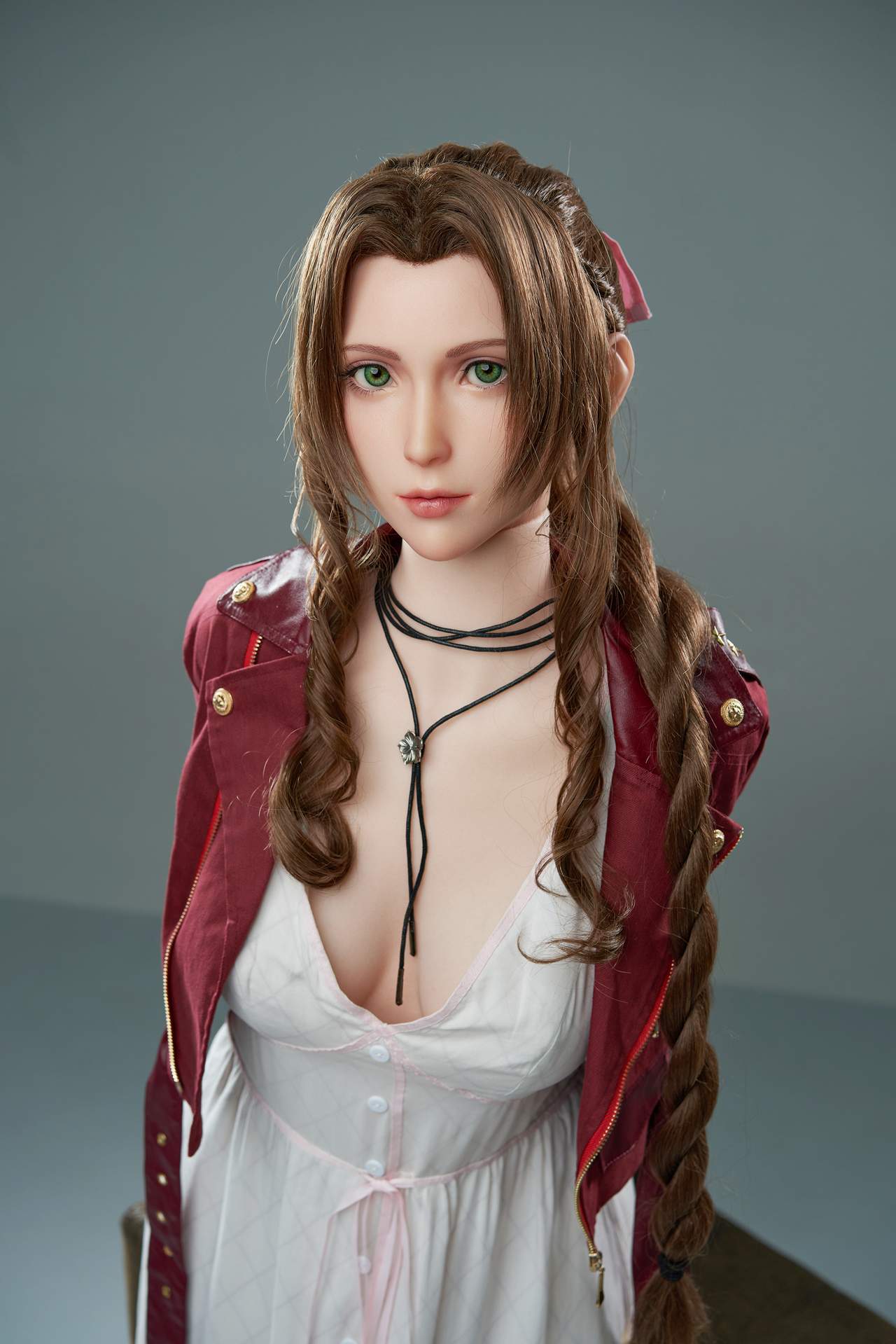 Aerith Gamelady Sex Doll: Full Silicon, 167cm, Inspired by Final Fantasy VII Anmodolls GameLady