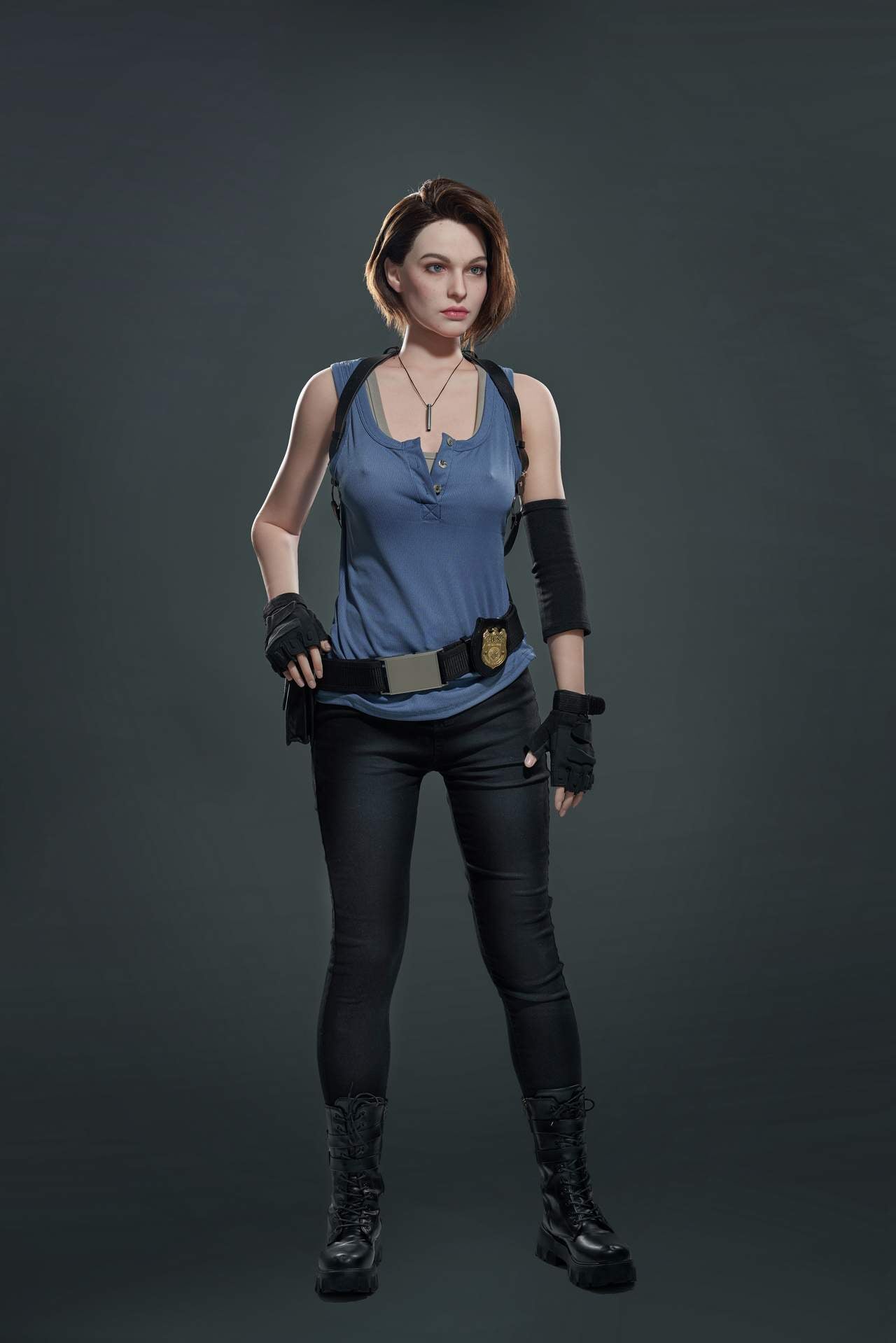 Gamelady Sex Doll Jill: Resident Evil 3's Hottest Actress in Full Silicon Anmodolls GameLady