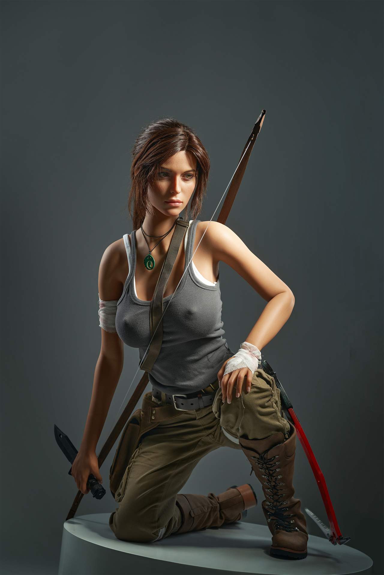 Tomb Raider's Lara Croft: 166cm, E-Cup, Full Silicon Gamelady Sex Doll Anmodolls GameLady