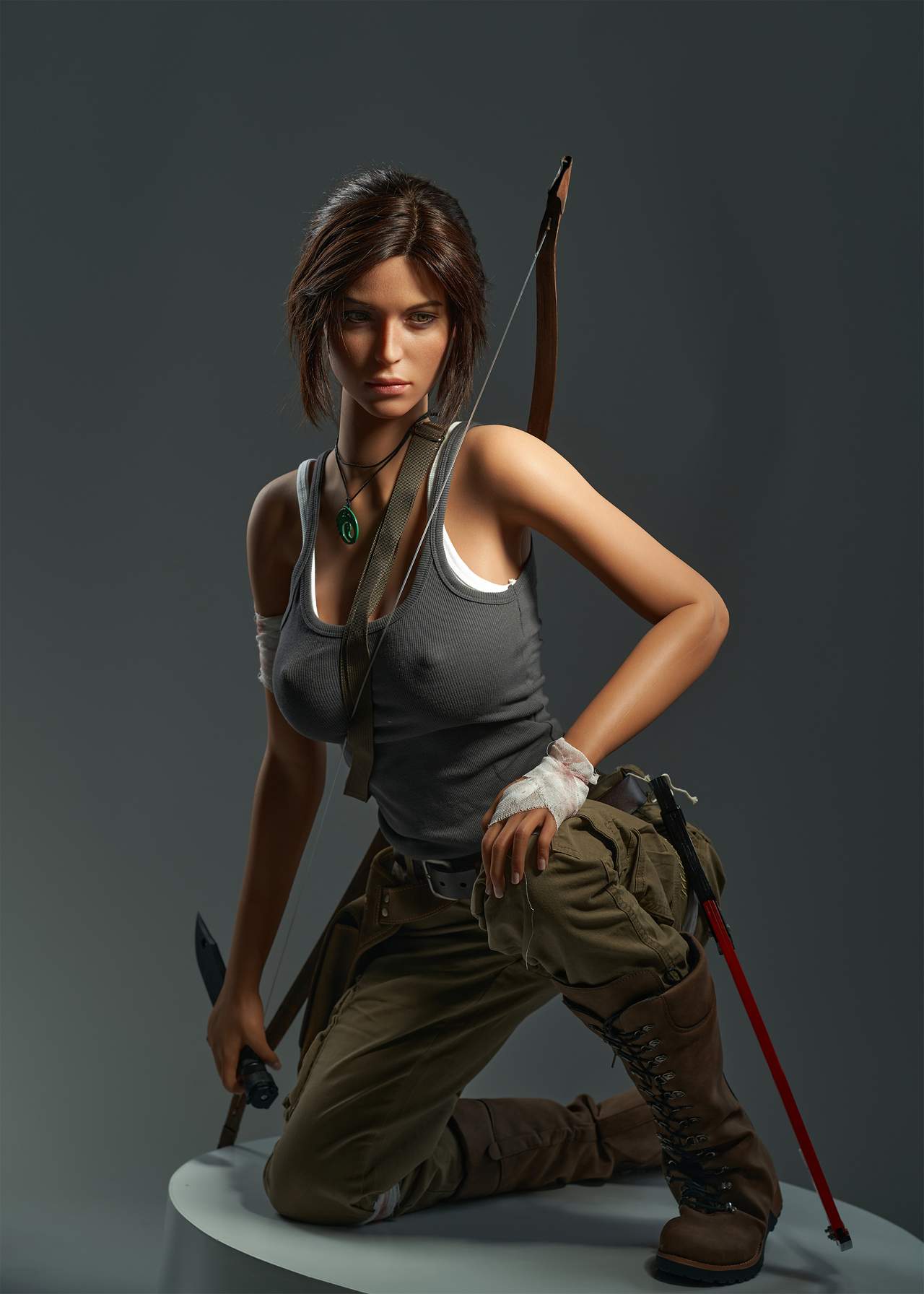Tomb Raider's Lara Croft: 166cm, E-Cup, Full Silicon Gamelady Sex Doll Anmodolls GameLady