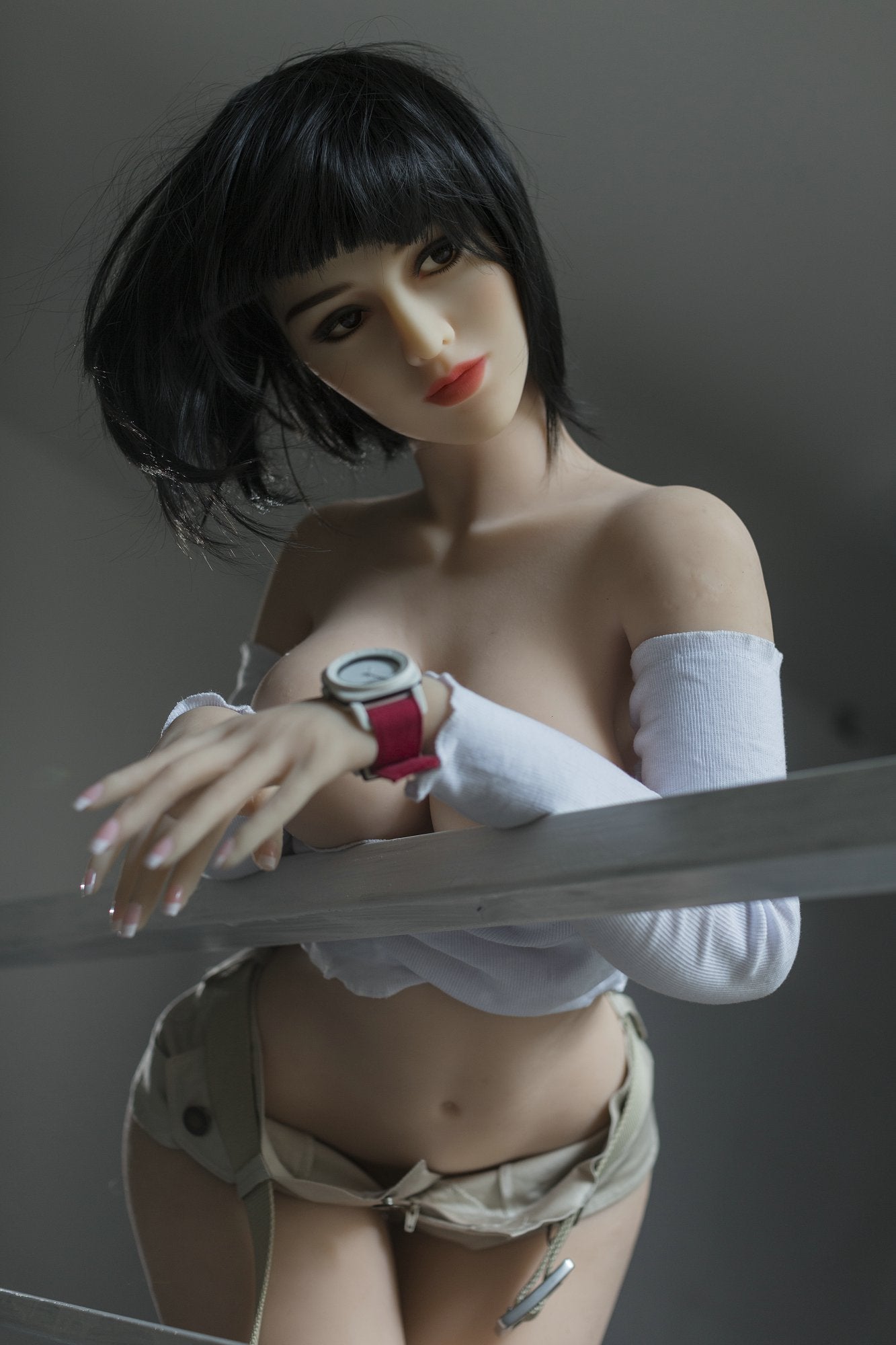 Ivanetta - Captivating Short-haired, White-skinned, Curvy Love Doll from YL Dolls Anmodolls YL