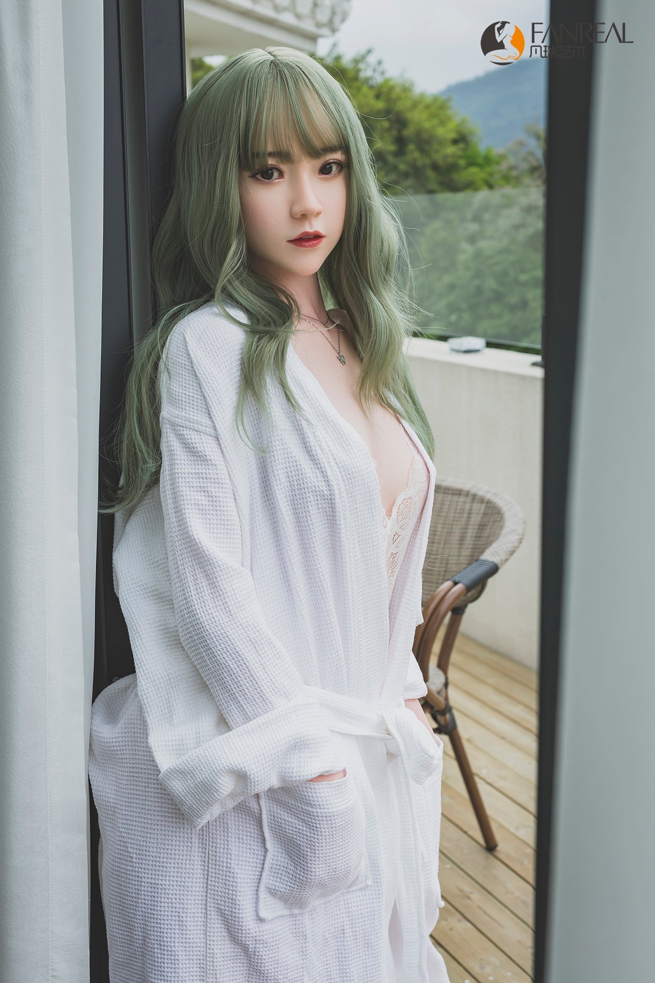 Fanreal 158cm b cup qian v3 - sex doll showcasing silicone and premium
