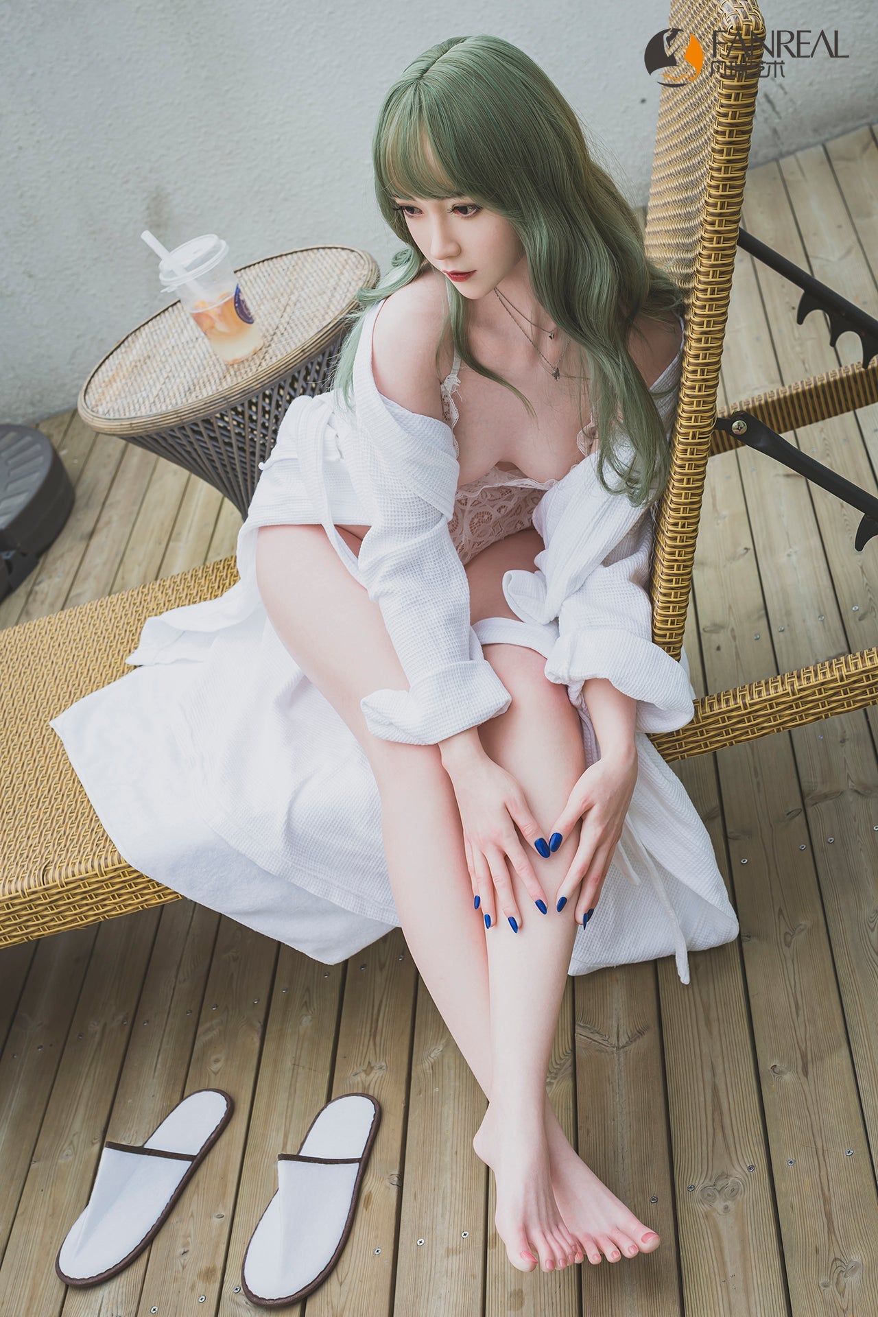 Fanreal 158cm b cup qian v3 - sex doll showcasing high-quality and customizable