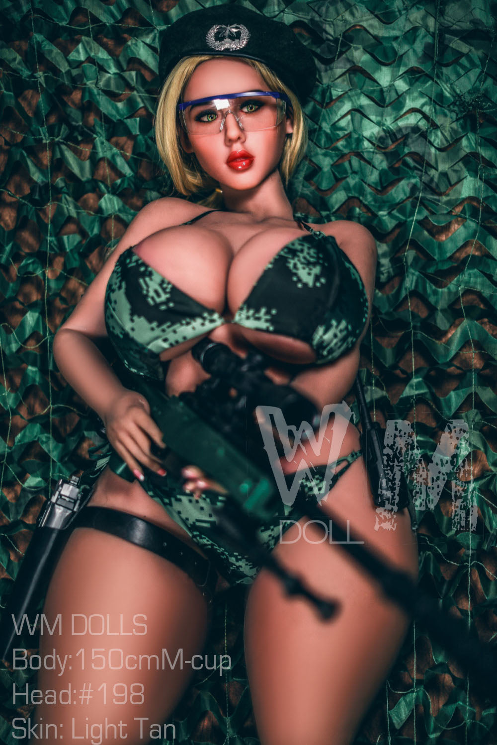 Mayan: WM Sex Doll, 150cm M-Cup, Head 198 - Irresistible BBW Military Officer Anmodolls