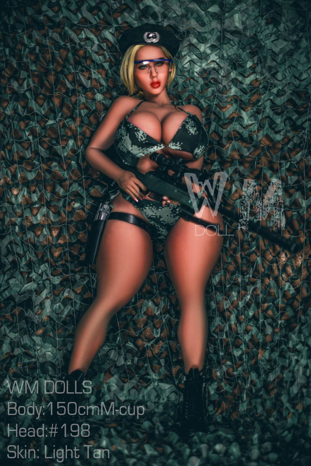 Mayan: WM Sex Doll, 150cm M-Cup, Head 198 - Irresistible BBW Military Officer Anmodolls