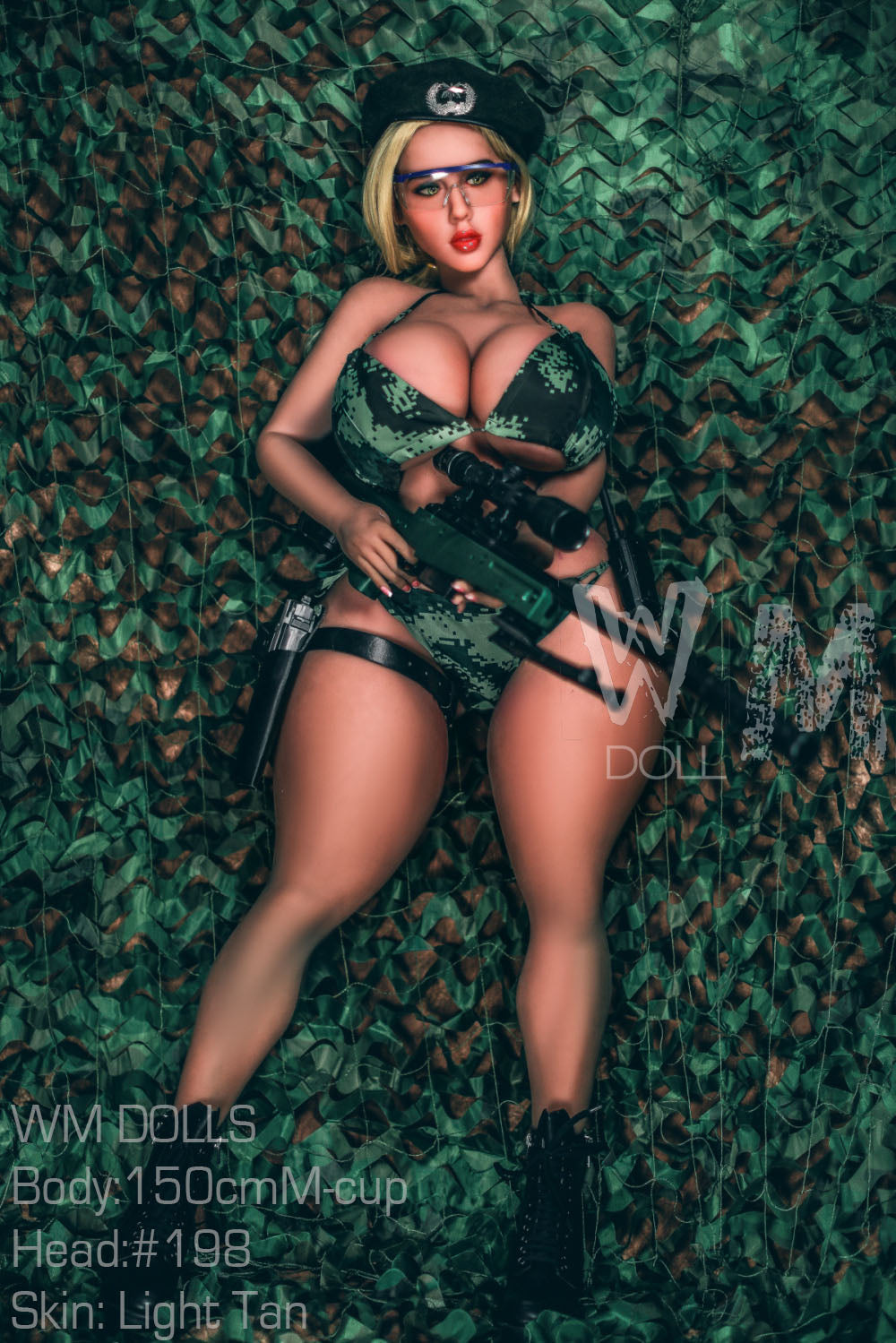 Mayan: WM Sex Doll, 150cm M-Cup, Head 198 - Irresistible BBW Military Officer Anmodolls