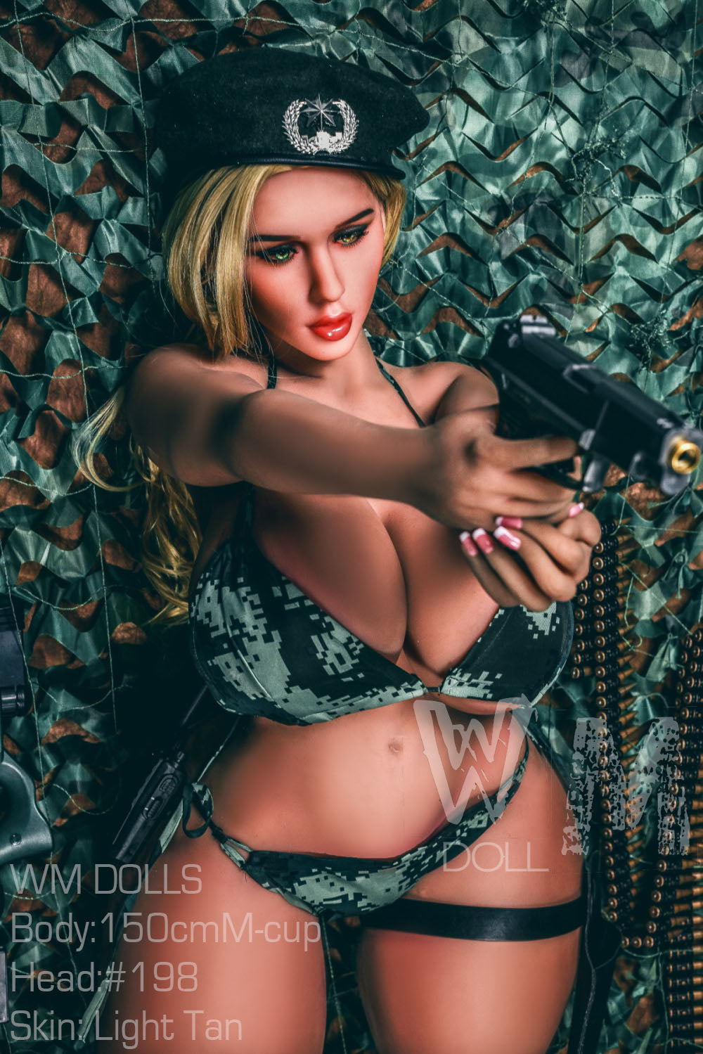 Mayan: WM Sex Doll, 150cm M-Cup, Head 198 - Irresistible BBW Military Officer Anmodolls