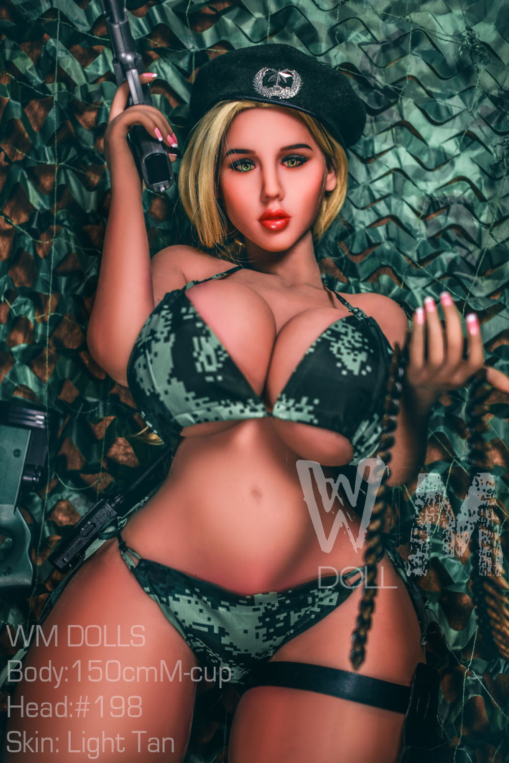 Mayan: WM Sex Doll, 150cm M-Cup, Head 198 - Irresistible BBW Military Officer Anmodolls