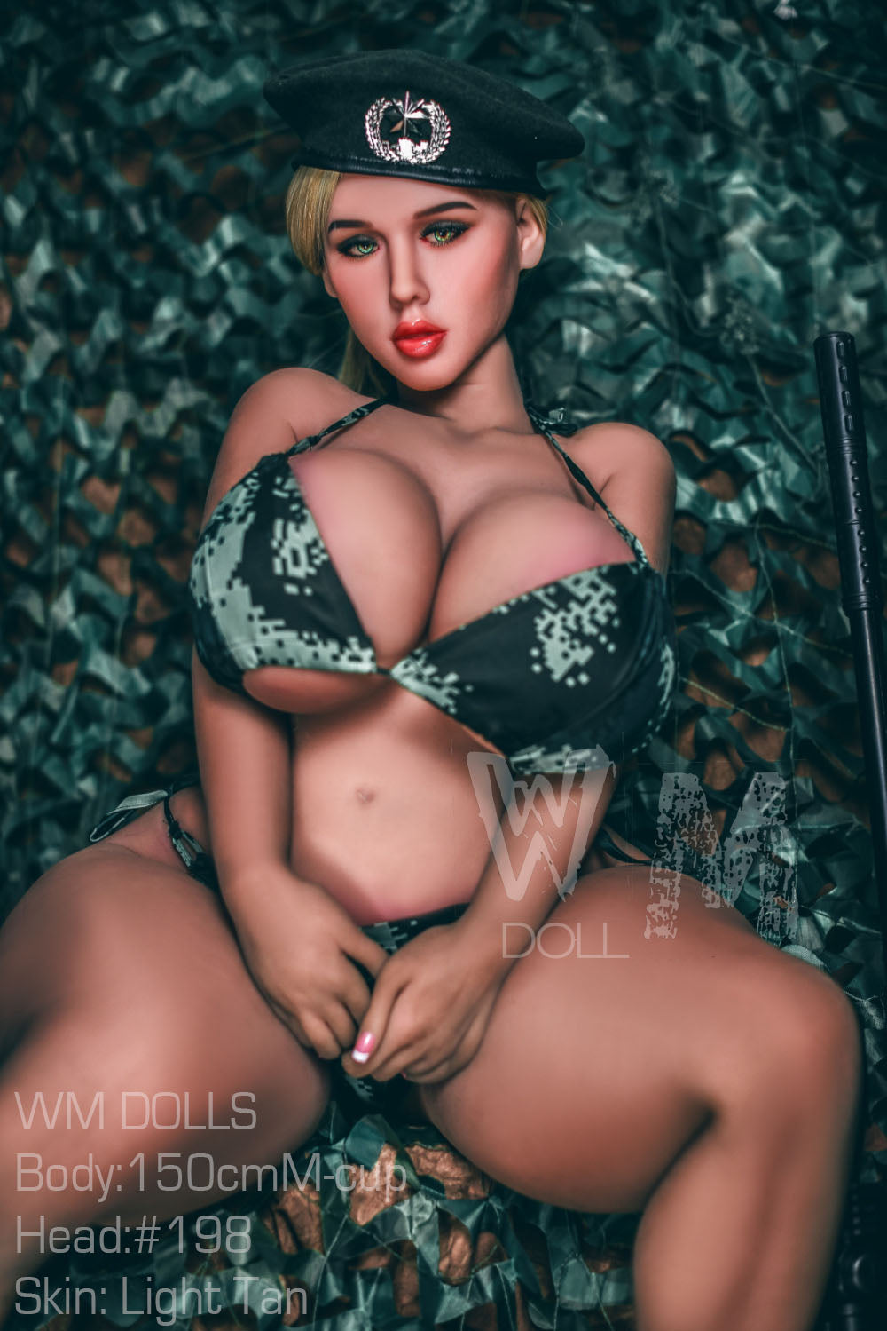 Mayan: WM Sex Doll, 150cm M-Cup, Head 198 - Irresistible BBW Military Officer Anmodolls