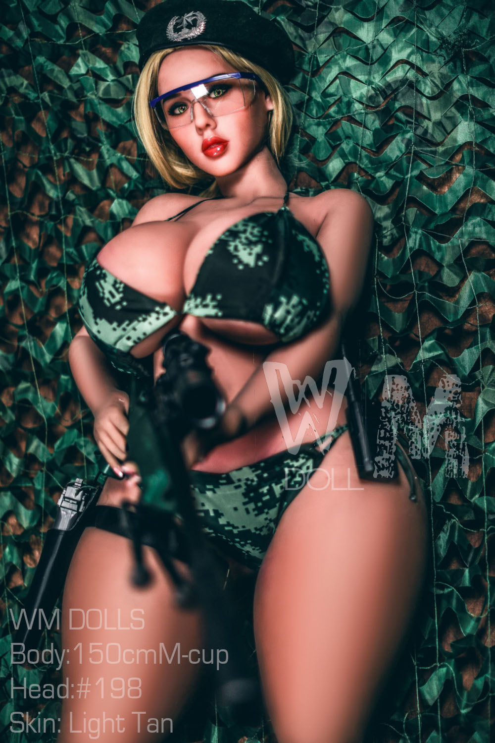 Mayan: WM Sex Doll, 150cm M-Cup, Head 198 - Irresistible BBW Military Officer Anmodolls