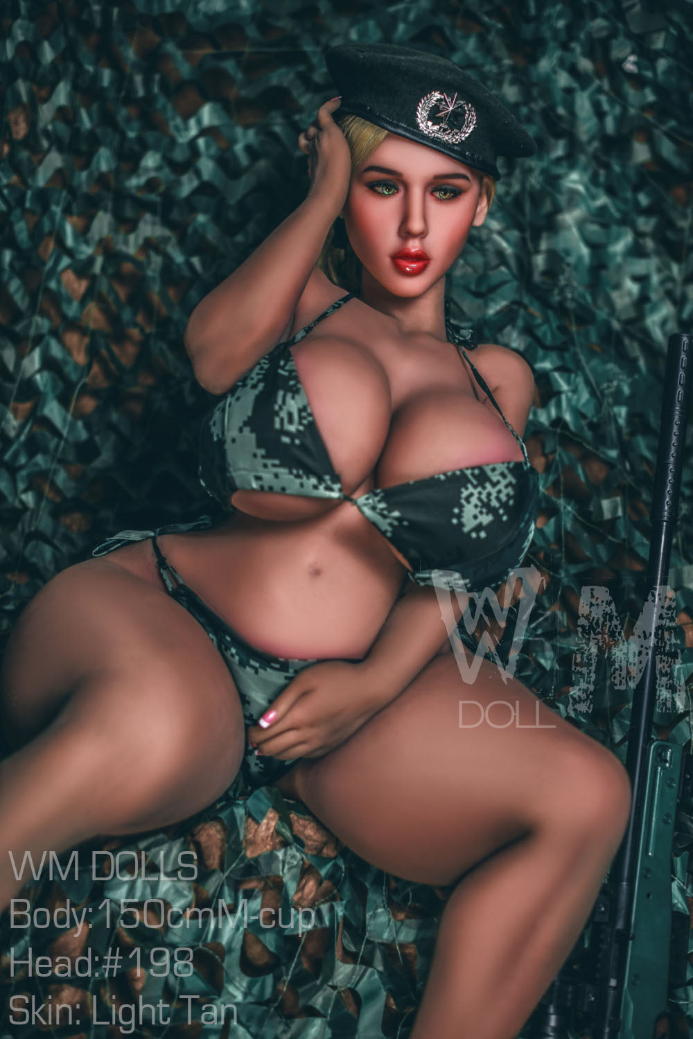 Mayan: WM Sex Doll, 150cm M-Cup, Head 198 - Irresistible BBW Military Officer Anmodolls