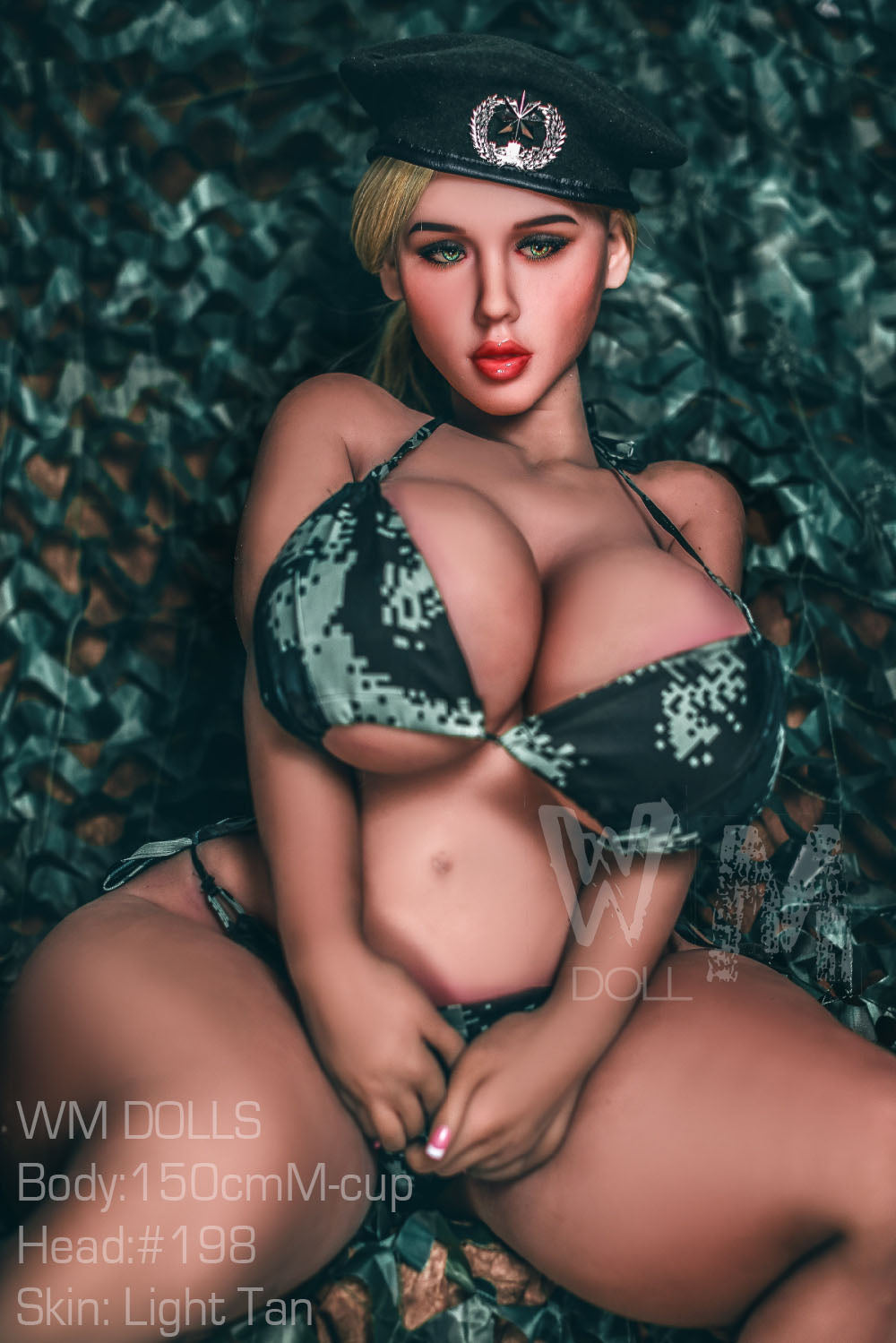 Mayan: WM Sex Doll, 150cm M-Cup, Head 198 - Irresistible BBW Military Officer Anmodolls
