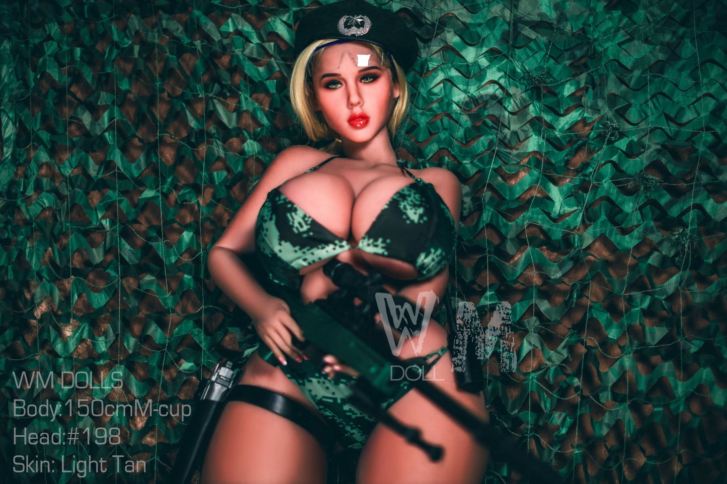 Mayan: WM Sex Doll, 150cm M-Cup, Head 198 - Irresistible BBW Military Officer Anmodolls