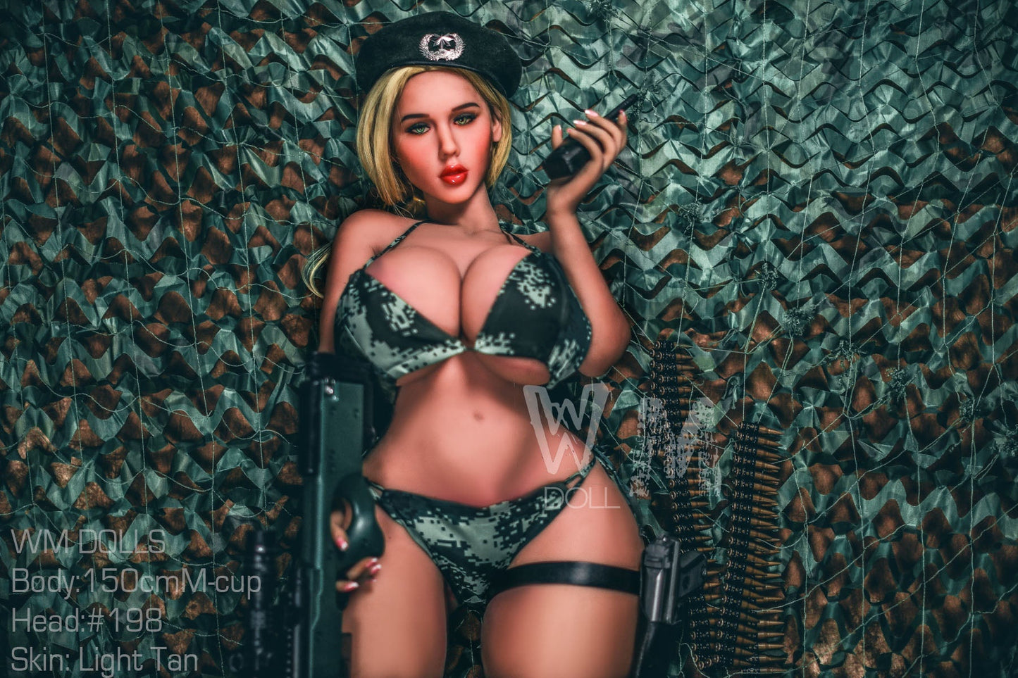 Mayan: WM Sex Doll, 150cm M-Cup, Head 198 - Irresistible BBW Military Officer Anmodolls