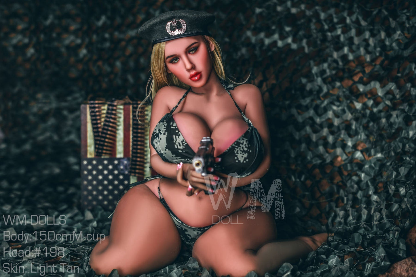 Mayan: WM Sex Doll, 150cm M-Cup, Head 198 - Irresistible BBW Military Officer Anmodolls