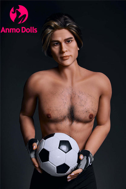 Steffan - Learn Soccer from the hottest Male sex doll by Anmodolls