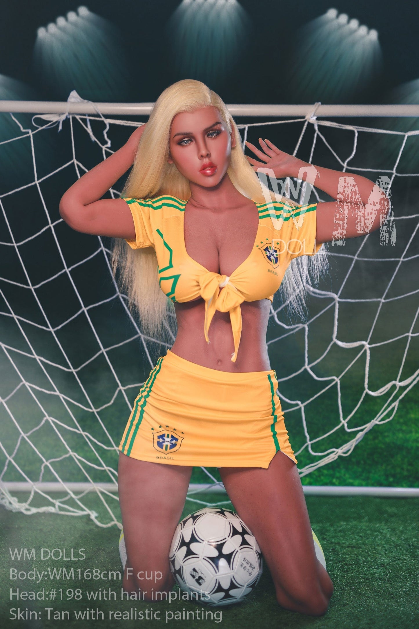 Azktonia: WM Sex Doll, 168cm, F-Cup, Teen Football Player, Head 198 Anmodolls WM DOLLS - TPE
