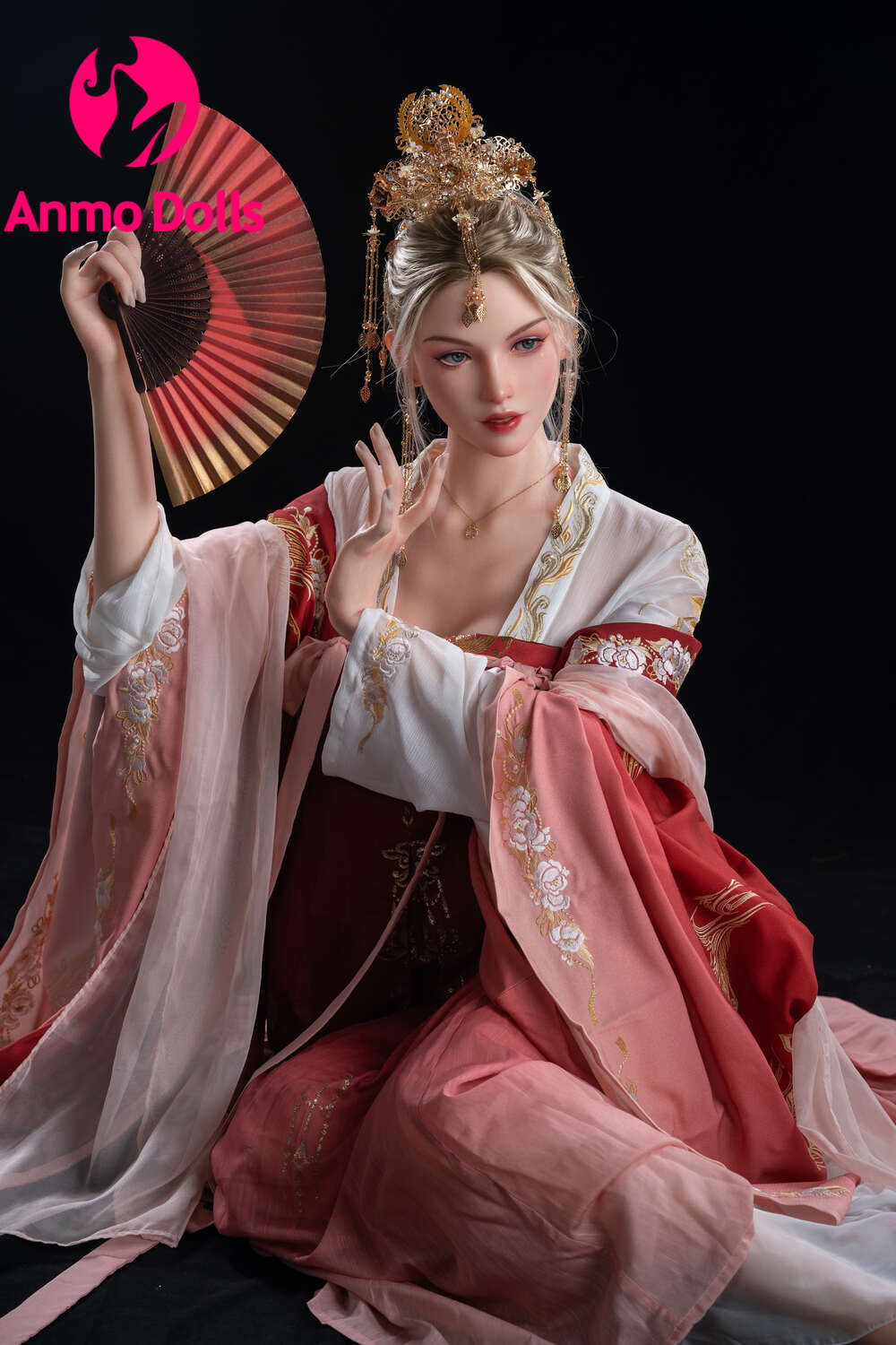 Rae - Japanese style female emperor Silicone sex doll - Head (GE53) Anmodolls Zelex dolls - SILICONE
