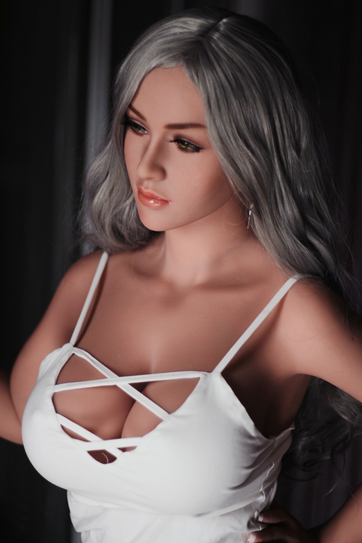 Barebie- Gorgeous Grey hair Ultra realistic TPE Sex Doll - WM Head 15 Anmodolls WM DOLLS - TPE