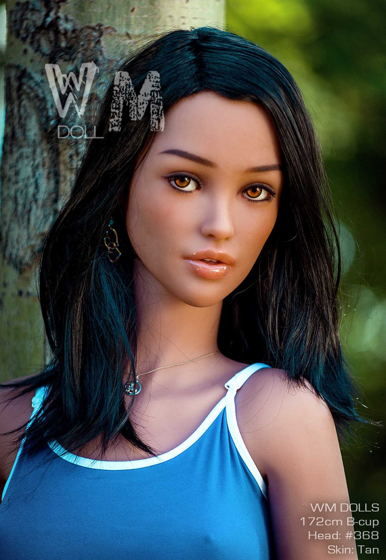 River: WM Sex Doll, 172cm, B-Cup, Brunette in Blue, Head #368 Anmodolls WM DOLLS - TPE