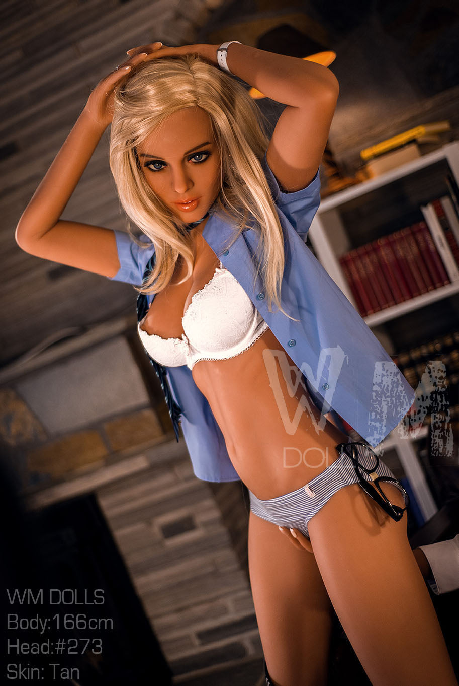 Nerea: Head 273, C-Cup WM Doll, 166cm, Library Blonde Anmodolls WM DOLLS - TPE