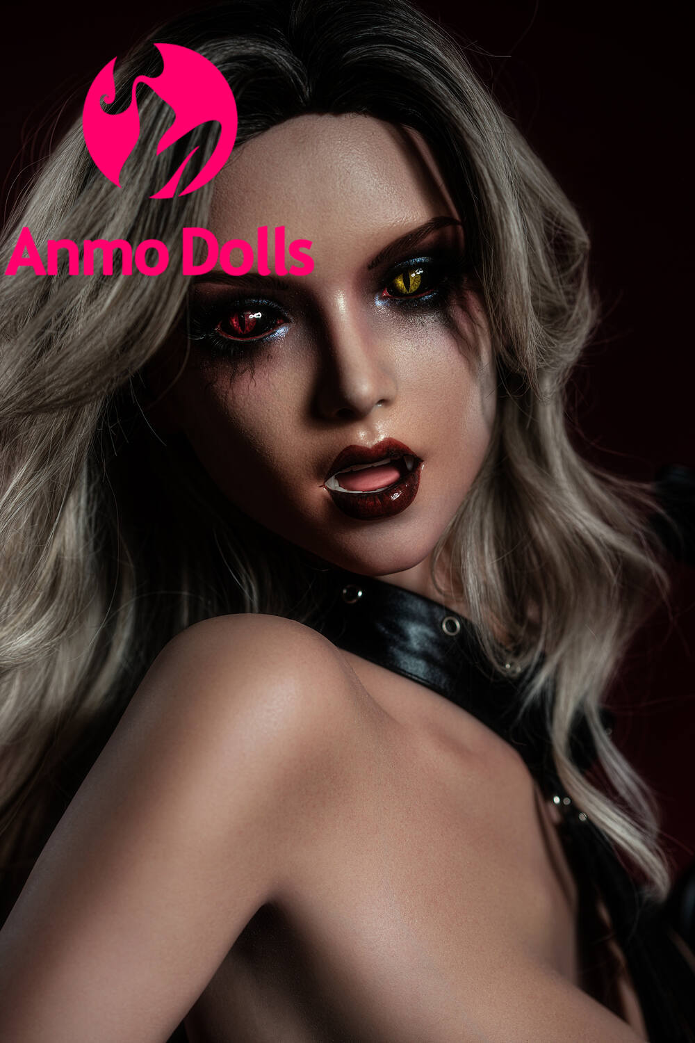 Yetta - Medieval female vampire with sexual thirst doll, Head (GE95-3) Anmodolls Zelex dolls - SILICONE