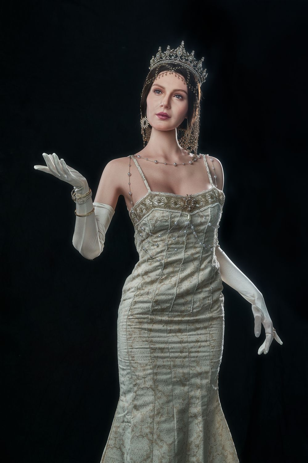 Gabrielle - Noble and luxurious woman Silicone sex doll - Head (GE78) Anmodolls Zelex dolls - SILICONE
