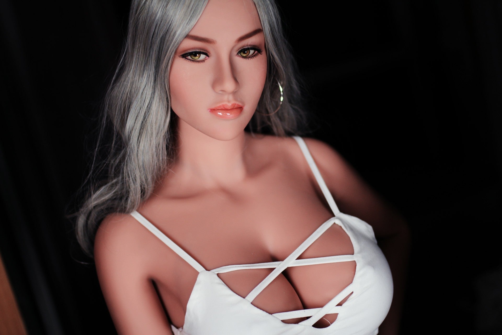 Barebie- Gorgeous Grey hair Ultra realistic TPE Sex Doll - WM Head 15 Anmodolls WM DOLLS - TPE