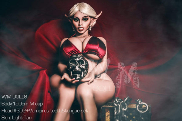 Mozina, Elderly Vampire WM Sex Doll: 150cm, M-Cup, Big Butt (Head #360) Anmodolls WM DOLLS - TPE