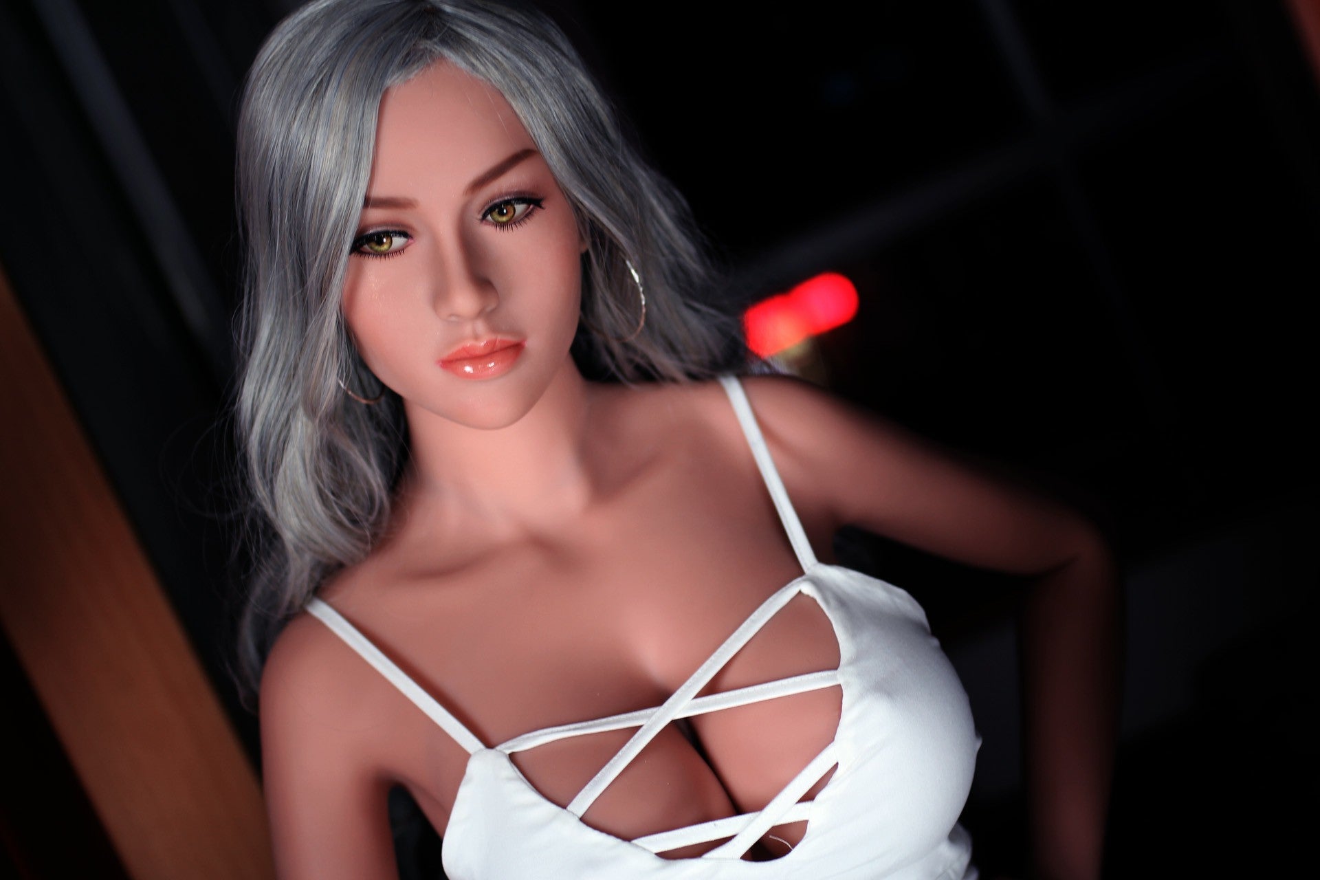 Barebie- Gorgeous Grey hair Ultra realistic TPE Sex Doll - WM Head 15 Anmodolls WM DOLLS - TPE