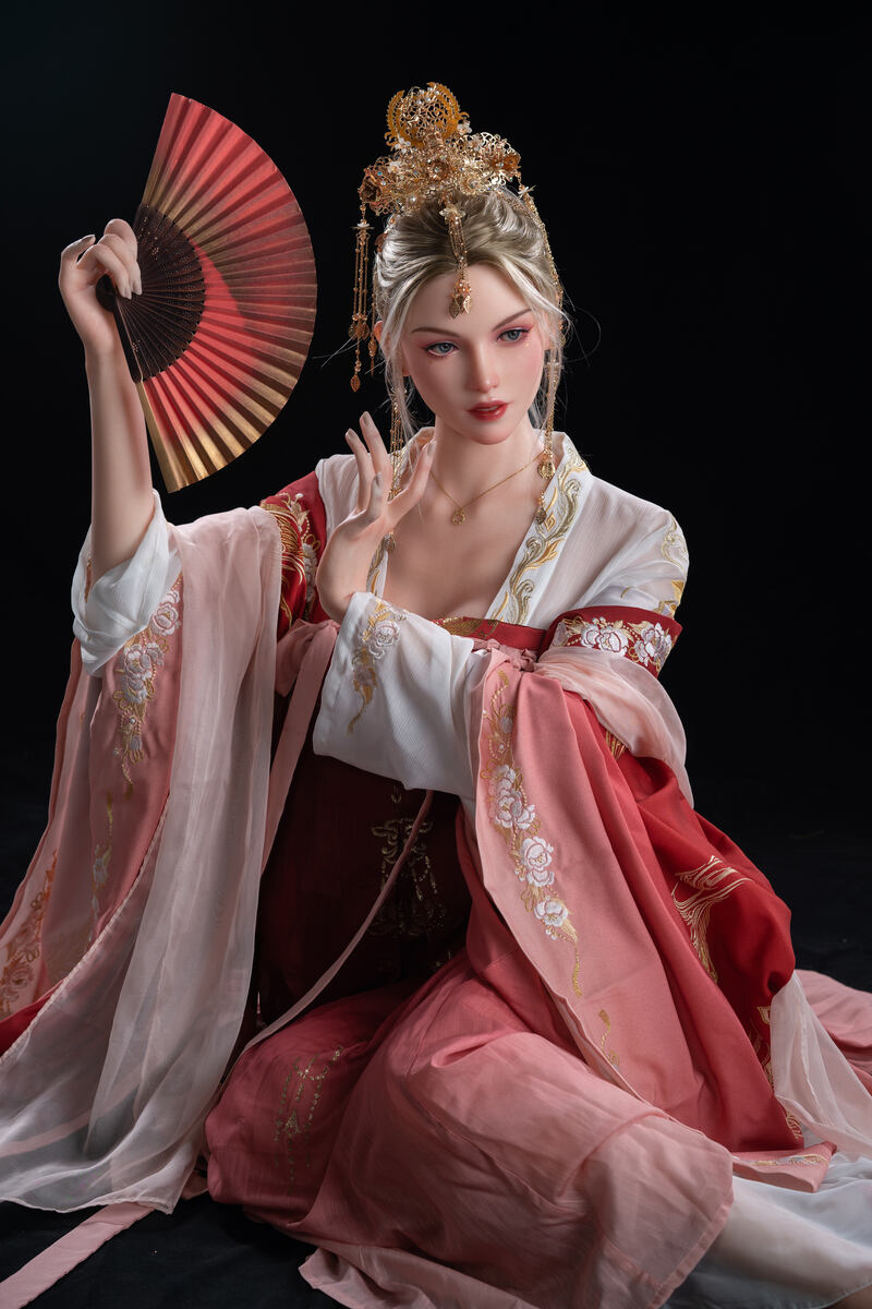 Rae - Japanese style female emperor Silicone sex doll - Head (GE53) Anmodolls Zelex dolls - SILICONE