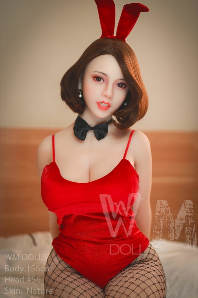 Dollca: WM Sex Doll, H-Cup, BBW, Asian MILF in Playboy Outfit - Head #56 Anmodolls WM DOLLS - TPE