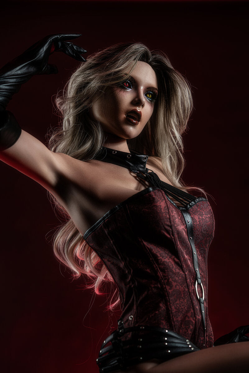 Yetta - Medieval female vampire with sexual thirst doll, Head (GE95-3) Anmodolls Zelex dolls - SILICONE