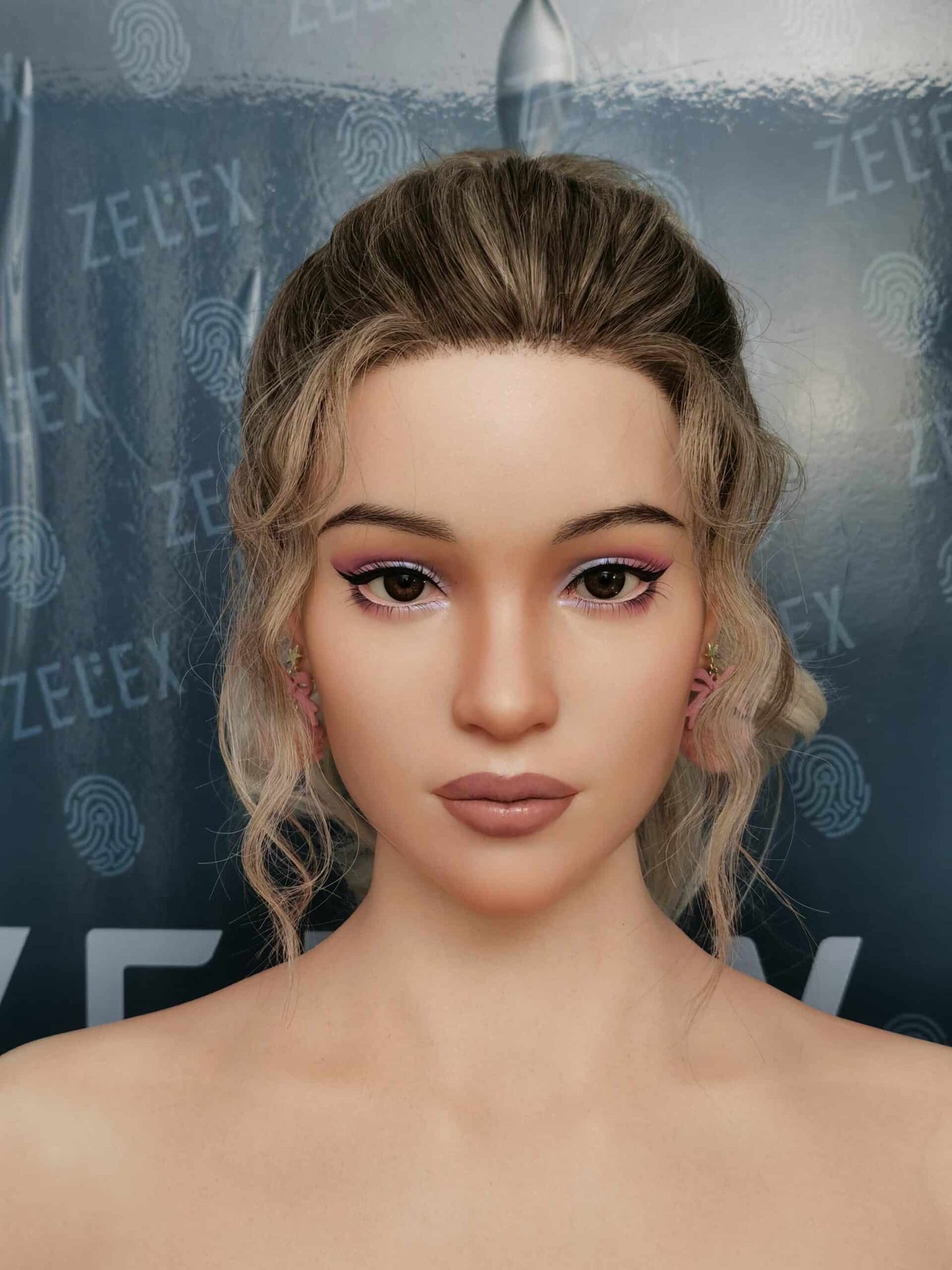 Rebecca - Magazine cover Silicone sex doll with charming eyes - Head (GE46-5) Anmodolls Zelex dolls - SILICONE