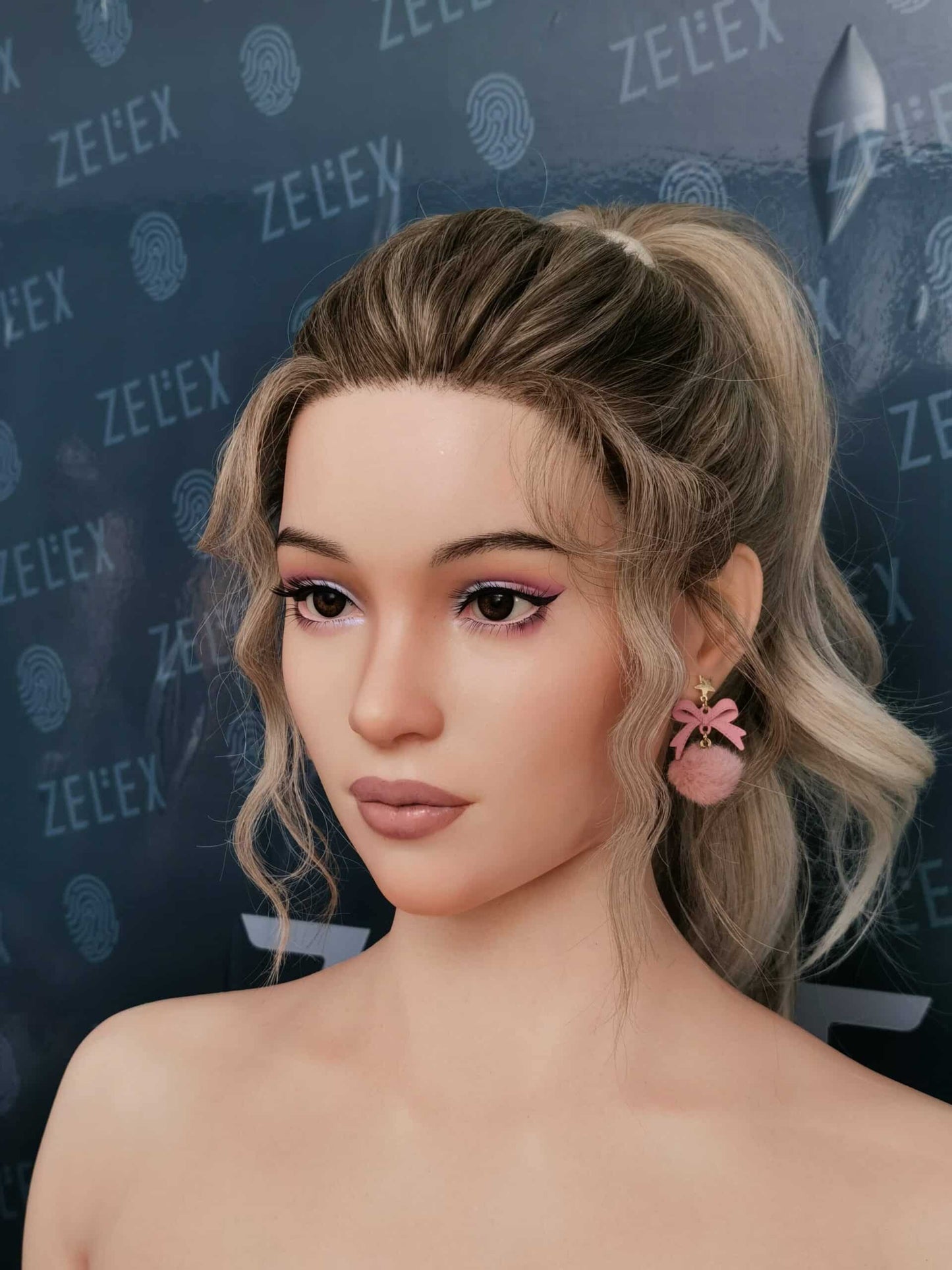 Rebecca - Magazine cover Silicone sex doll with charming eyes - Head (GE46-5) Anmodolls Zelex dolls - SILICONE
