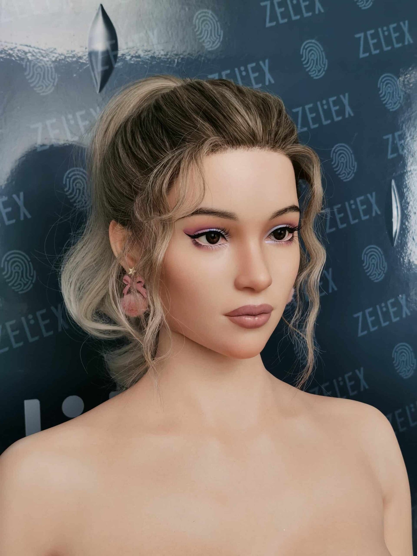Rebecca - Magazine cover Silicone sex doll with charming eyes - Head (GE46-5) Anmodolls Zelex dolls - SILICONE