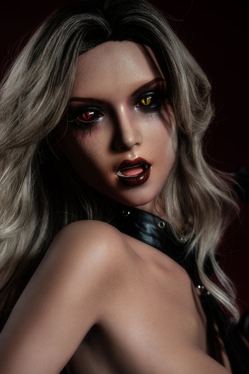 Yetta - Medieval female vampire with sexual thirst doll, Head (GE95-3) Anmodolls Zelex dolls - SILICONE