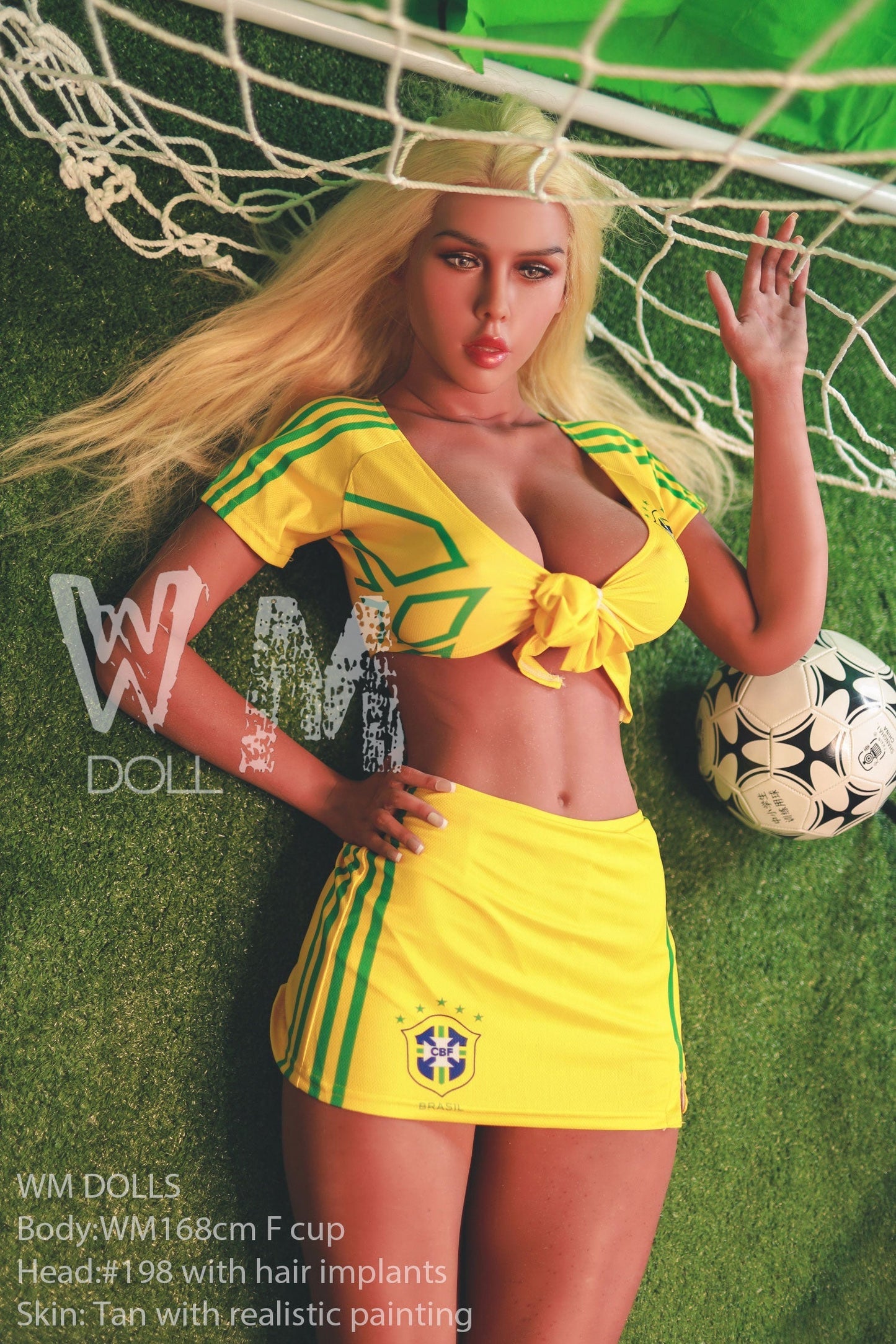 Azktonia: WM Sex Doll, 168cm, F-Cup, Teen Football Player, Head 198 Anmodolls WM DOLLS - TPE