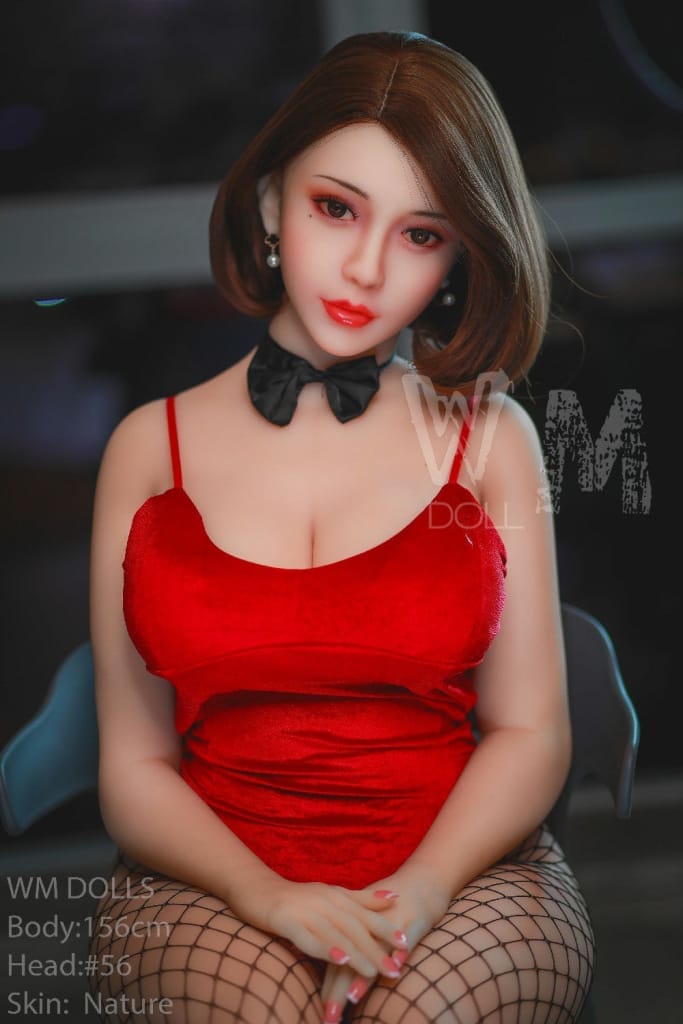Dollca: WM Sex Doll, H-Cup, BBW, Asian MILF in Playboy Outfit - Head #56 Anmodolls WM DOLLS - TPE