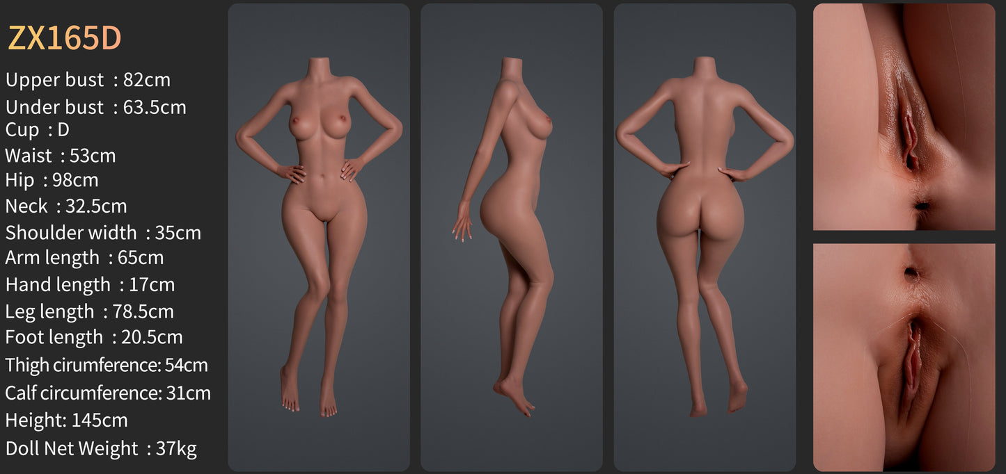 Image of zelex-165cm-d-head-zxe215_1-usa-canada-stock, a high-quality and realistic sex doll by Anmodolls Zelex