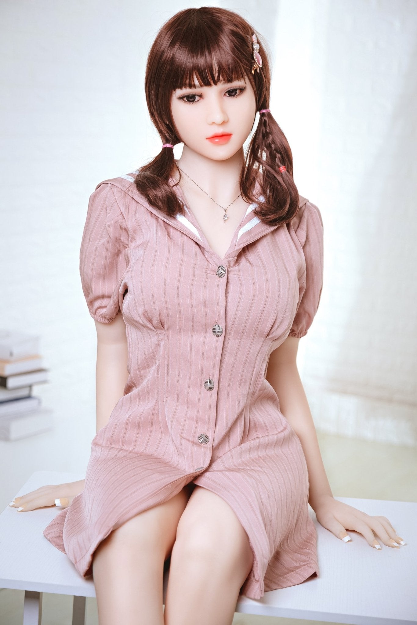 Jacqueline - Atrractive Student Sex Doll With a Silicone face -TPE Sex Doll by Anmodolls