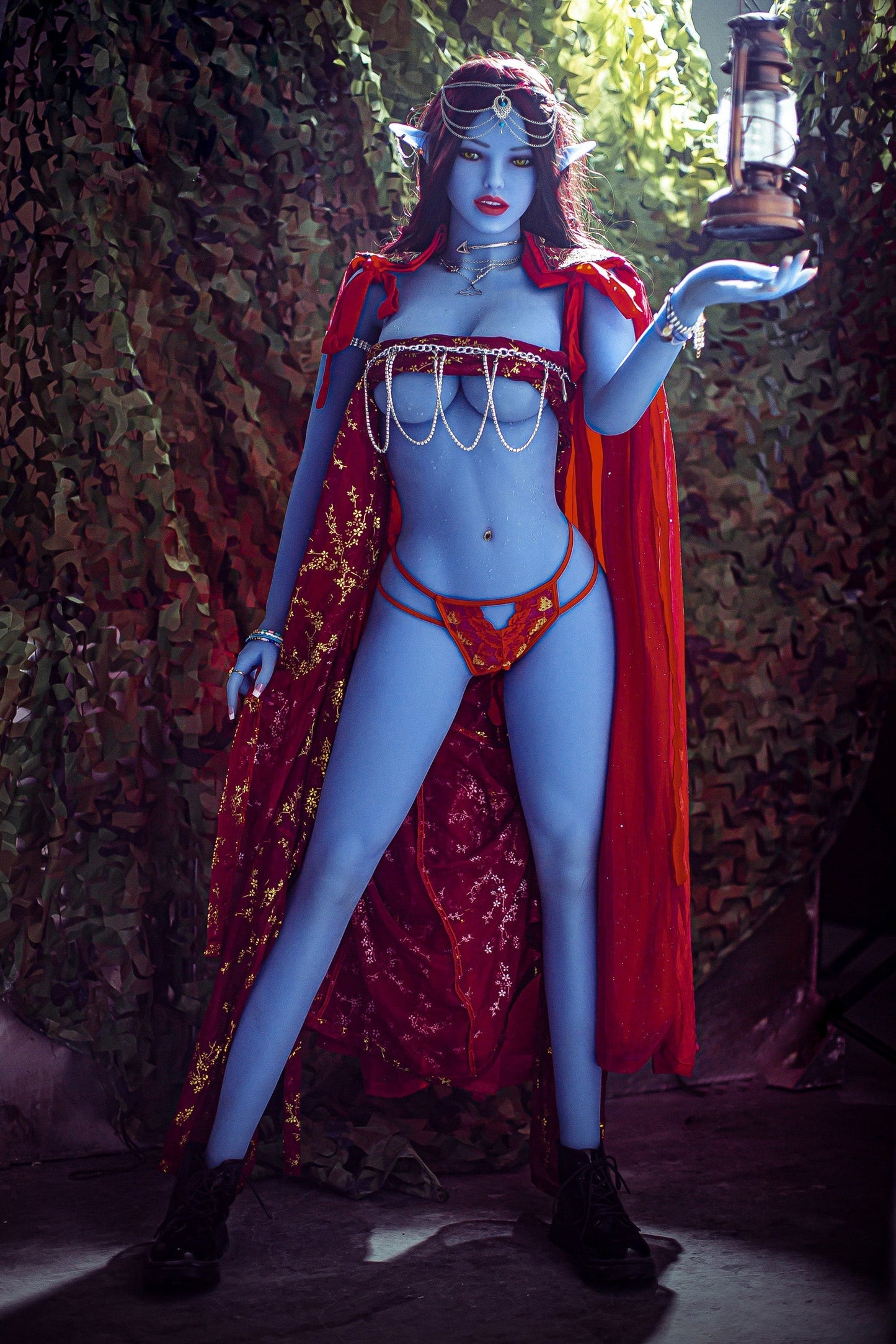 Alysha - Fantasy Blue Skin Sex doll -TPE Sex Doll by Anmodolls