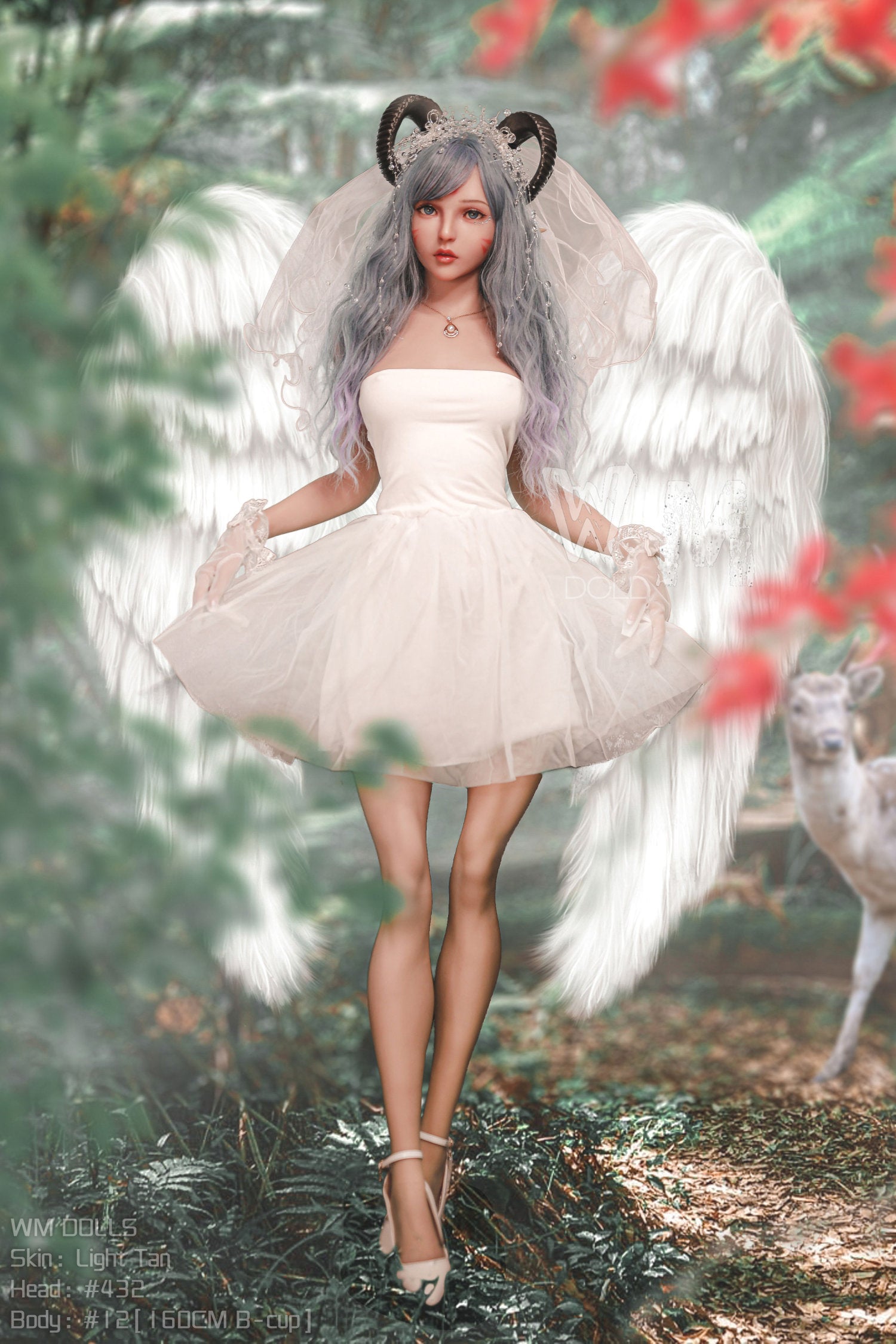 wm-160cm-b-elvina - High-quality realistic doll, USA love doll, Europe sex dolls