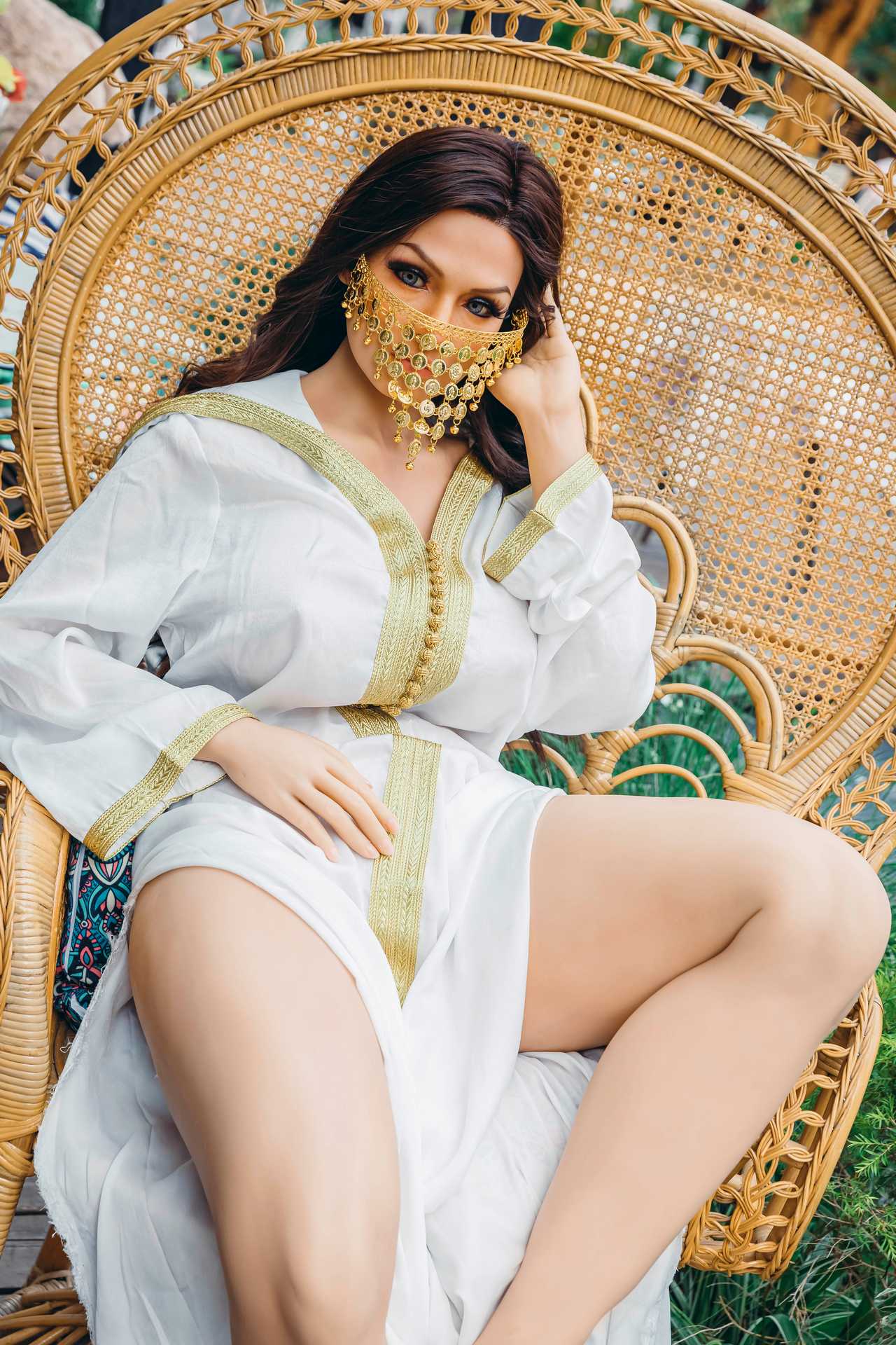 Romaine's Seductive Smile: 165cm Starpery Sex Doll with Arabian Style Lips Anmodolls Starpery