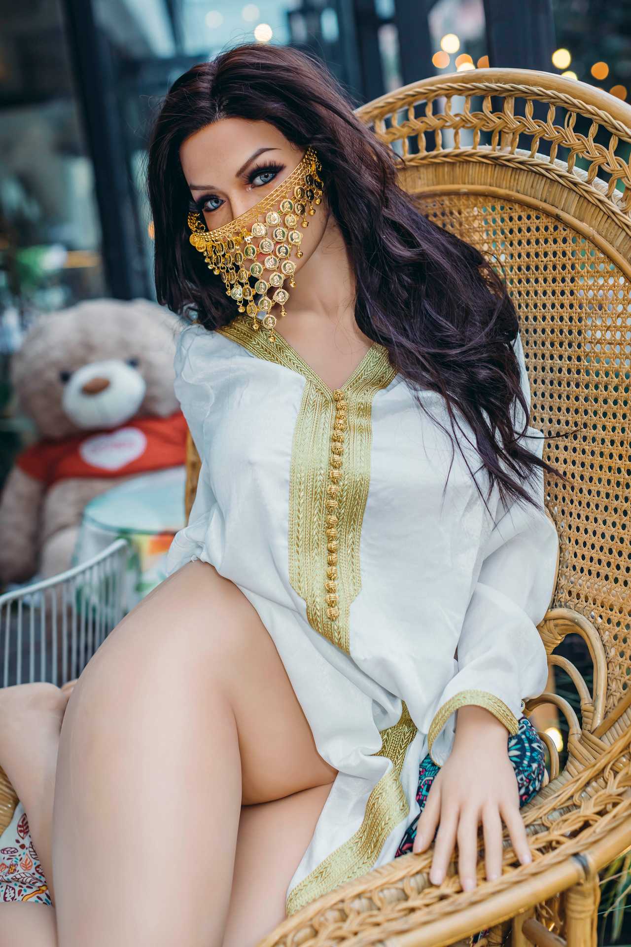 Romaine's Seductive Smile: 165cm Starpery Sex Doll with Arabian Style Lips Anmodolls Starpery