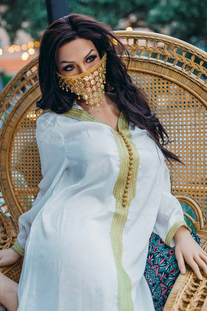 Romaine's Seductive Smile: 165cm Starpery Sex Doll with Arabian Style Lips Anmodolls Starpery