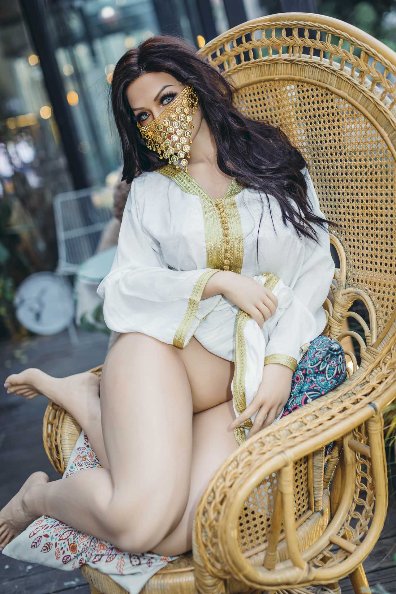 Romaine's Seductive Smile: 165cm Starpery Sex Doll with Arabian Style Lips Anmodolls Starpery