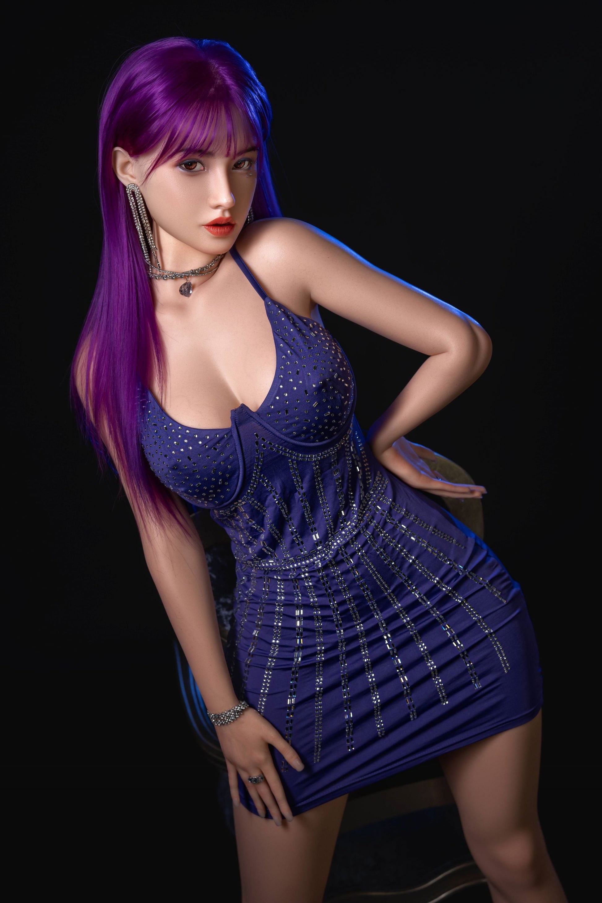 OrangeIn Grace Robinson Purple Queen D-Cup 165cm Love Doll: A realistic doll designed for realism and quality. Perfect choice for those seeking an intimate companion.