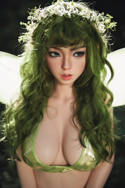 OrangeIn Ava Brown 159cm Cosplay Elf D-Cup Silicone Doll: A premium love doll designed for realism and quality. Perfect choice for those seeking an intimate companion.