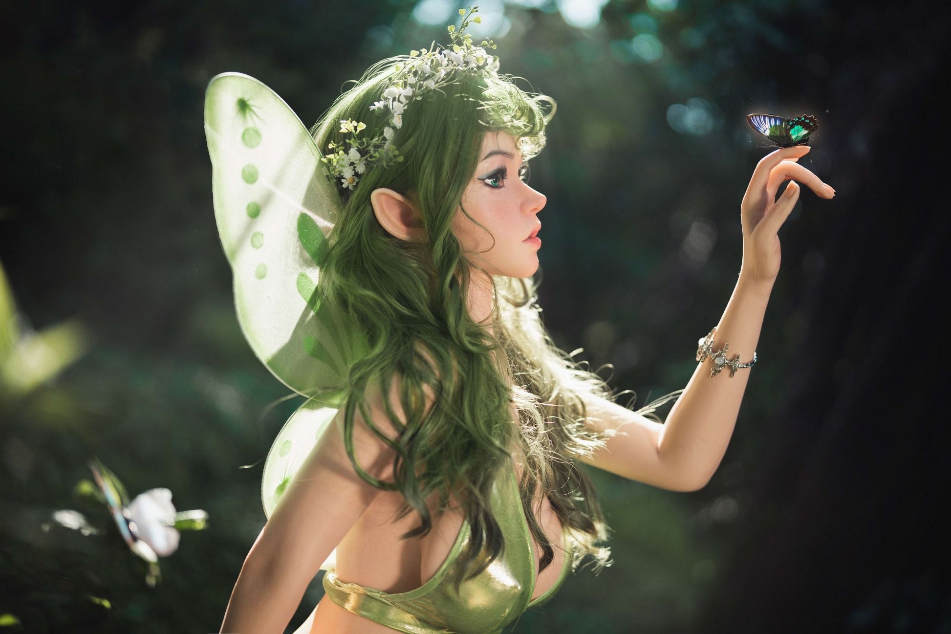 OrangeIn Ava Brown 159cm Cosplay Elf D-Cup Silicone Doll: A love doll designed for realism and quality. Perfect choice for those seeking an intimate companion.